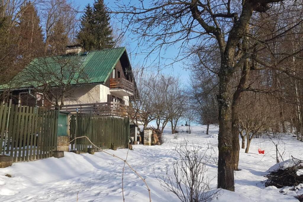 Chata na Poskle u lesa s výhledem Hutisko Exteriér fotografie